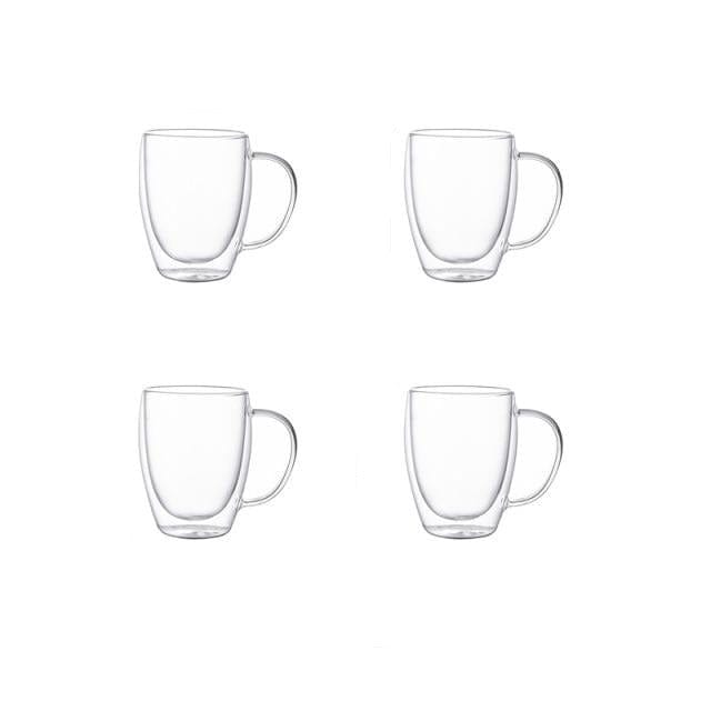 Double wall Transparent Tumbler Glasses - east2cart.uk