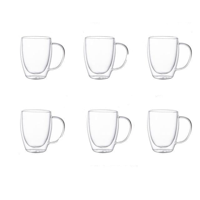 Double wall Transparent Tumbler Glasses - east2cart.uk