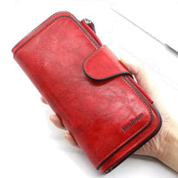 Women's wallet made of leather Wallets Three fold VINTAGE Womens purses mobile phone Purse Female Coin Purse Carteira Feminina - east2cart.uk