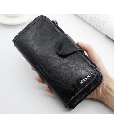 Women's wallet made of leather Wallets Three fold VINTAGE Womens purses mobile phone Purse Female Coin Purse Carteira Feminina - east2cart.uk