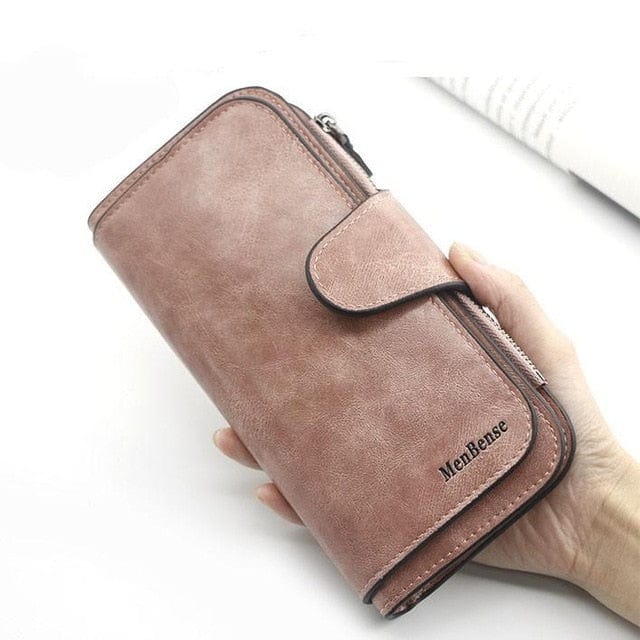 Women's wallet made of leather Wallets Three fold VINTAGE Womens purses mobile phone Purse Female Coin Purse Carteira Feminina - east2cart.uk