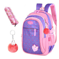 Girls Stars Print Cute Backpack - east2cart.uk