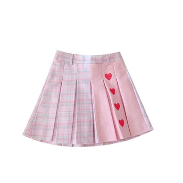 Girls Pink Pleated Cute Mini Skirt - east2cart.uk