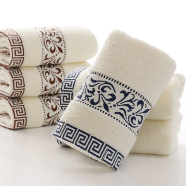 Men's Embroidered Luxury Bath Towels - east2cart.uk