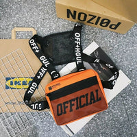 Adjustable Black Vest Chest Bag