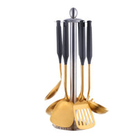 Stainless Steel Gold Coloured Kitchen Utensils Set