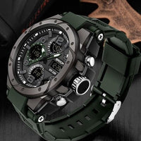 SANDA Top Luxury Watches Men Military Army Mens Watch Waterproof Sport Wristwatch Dual Display Watch Male Relogio Masculino - east2cart.uk