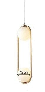 Nordic Glass Ball Luxury Pendant Lamp