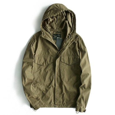 Men's American Retro Hooded Jacket - east2cart.uk