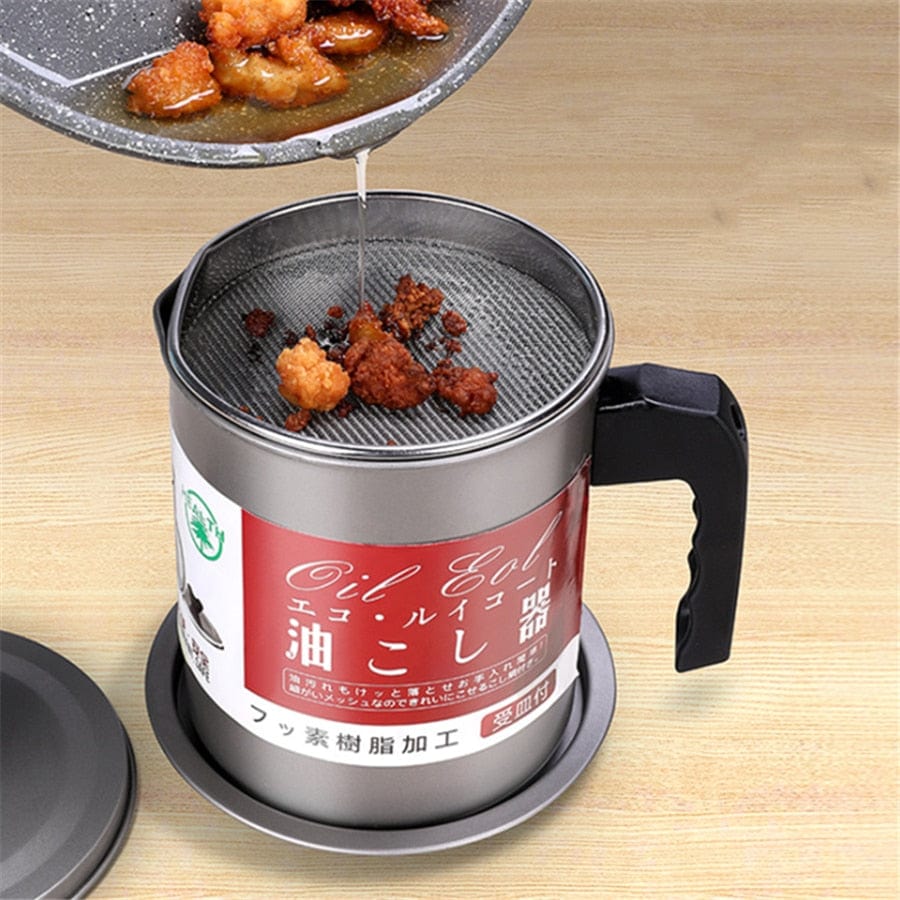 1.4L Multifunction Frying Pot with Strainer - east2cart.uk