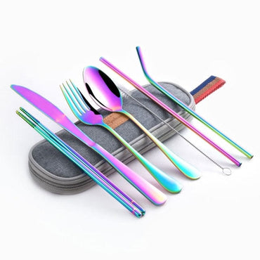 Reusable Camping Utensils Set - east2cart.uk