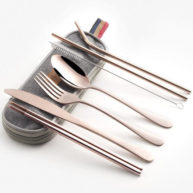 Reusable Camping Utensils Set - east2cart.uk