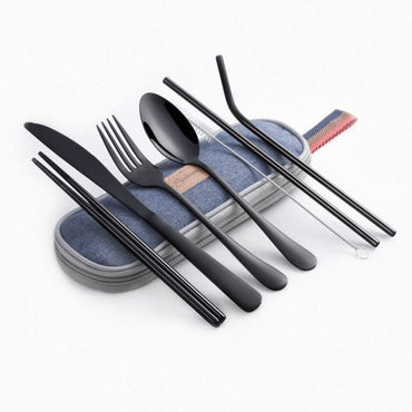 Reusable Camping Utensils Set - east2cart.uk