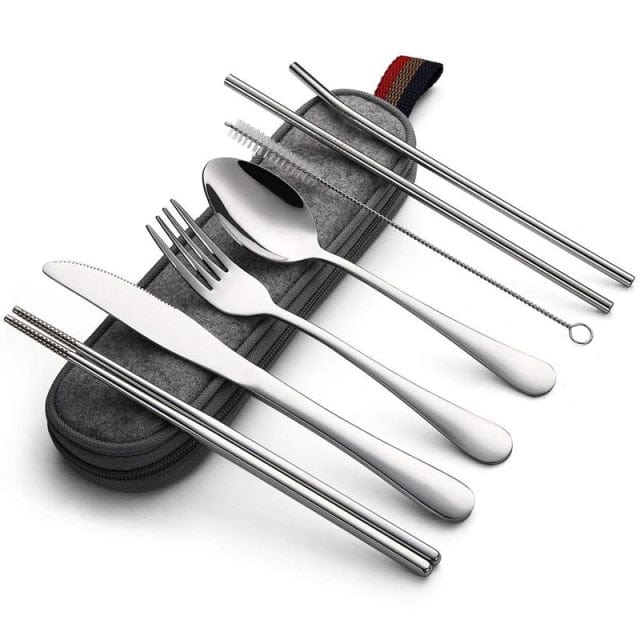 Reusable Camping Utensils Set - east2cart.uk