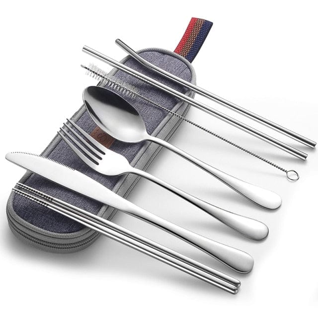 Reusable Camping Utensils Set - east2cart.uk