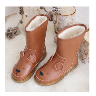 Children's Cartoon Winter Plush Boots