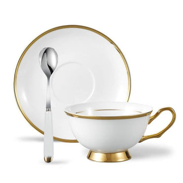 Gold Stripe Bone China Afternoon Tea Set