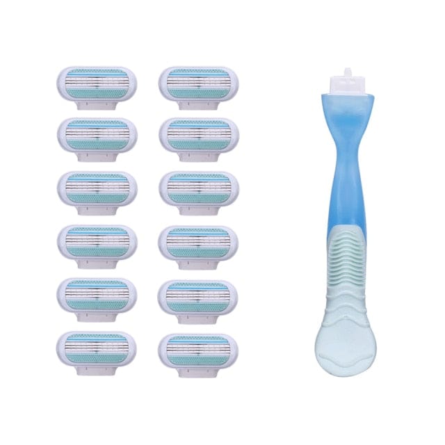 Ladies 3 Layer Hair Removal Razor - east2cart.uk