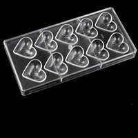 Heart Shape Polycarbonate Chocolate Mold , - east2cart.uk