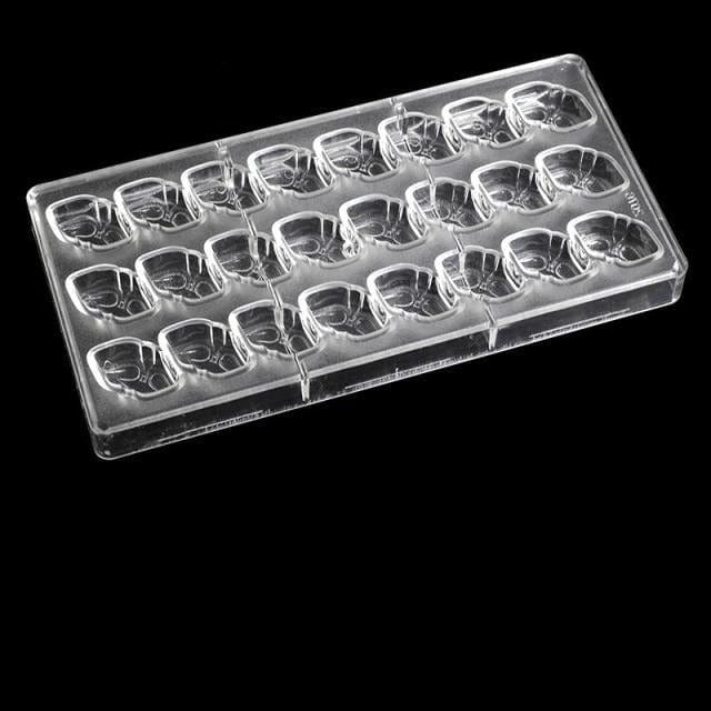 Heart Shape Polycarbonate Chocolate Mold , - east2cart.uk