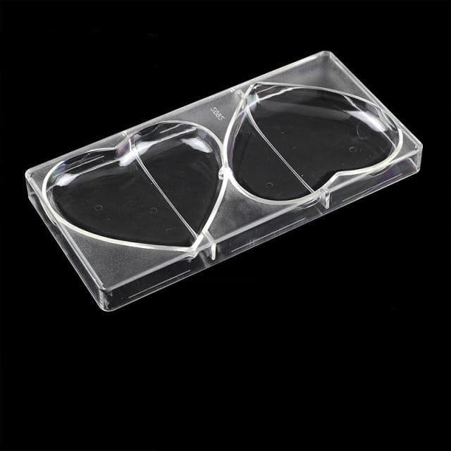 Heart Shape Polycarbonate Chocolate Mold , - east2cart.uk