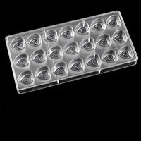 Heart Shape Polycarbonate Chocolate Mold , - east2cart.uk