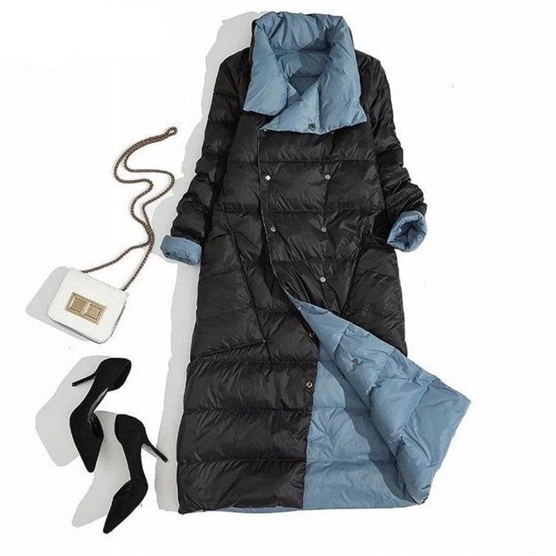 Ladies Double Sided Long Winter Jacket