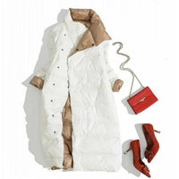 Ladies Double Sided Long Winter Jacket