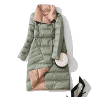 Ladies Double Sided Long Winter Jacket
