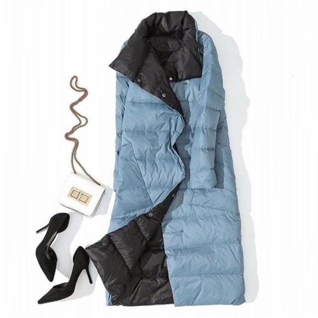 Ladies Double Sided Long Winter Jacket