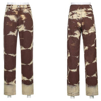 Tie Dye Casual Denim Jeans - east2cart.uk