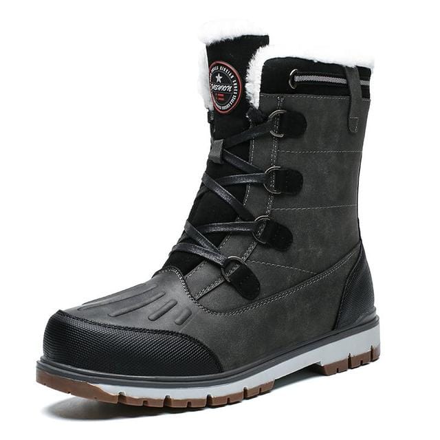 Men's Outdoor Faux Fur Lined Winter Boots