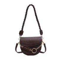 Ladies Luxury Brand Saddle Bags Handbag