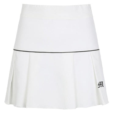 White Tennis Mini Skirt - east2cart.uk