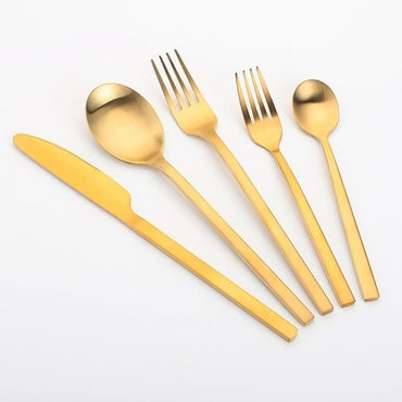 30pcs Gold Cutlery Set - east2cart.uk