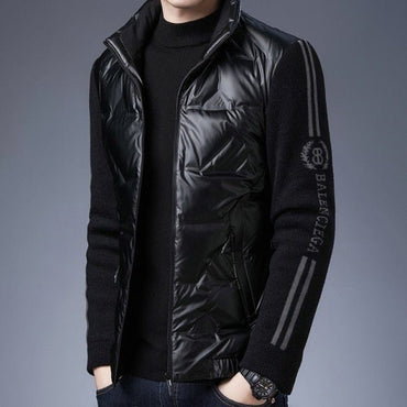 Shiny Bubble Luxury Men's Down Winter Jacket