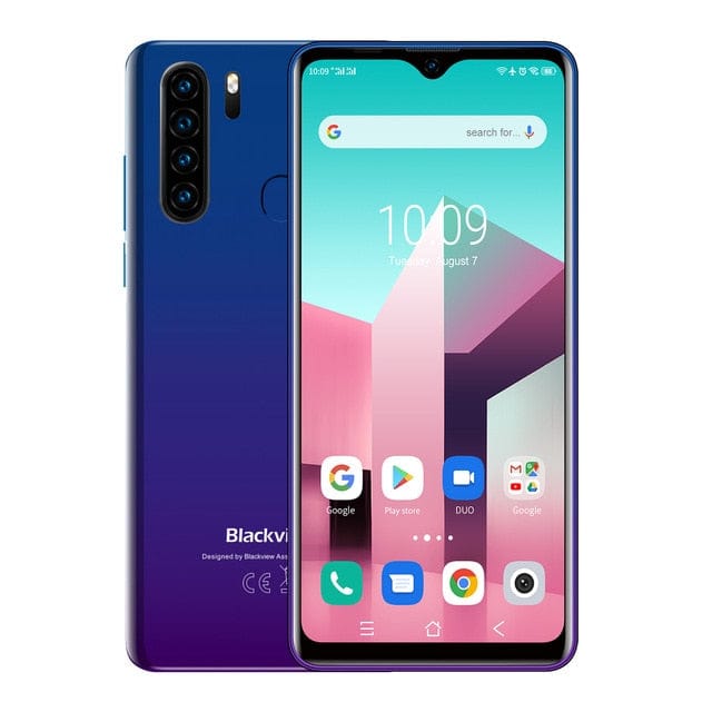 Blackview Smart Phone Quad Rear Camera Face Recognition