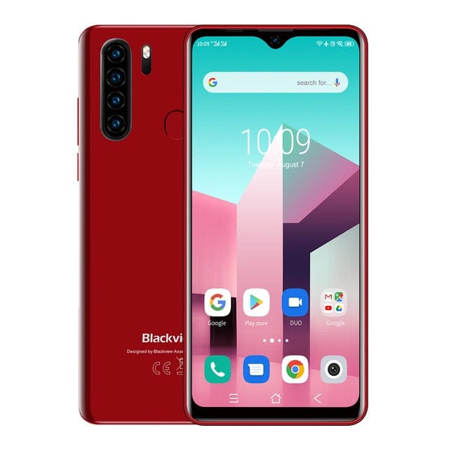 Blackview Smart Phone Quad Rear Camera Face Recognition