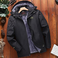 Waterproof Hooded Windbreaker Warm Coat