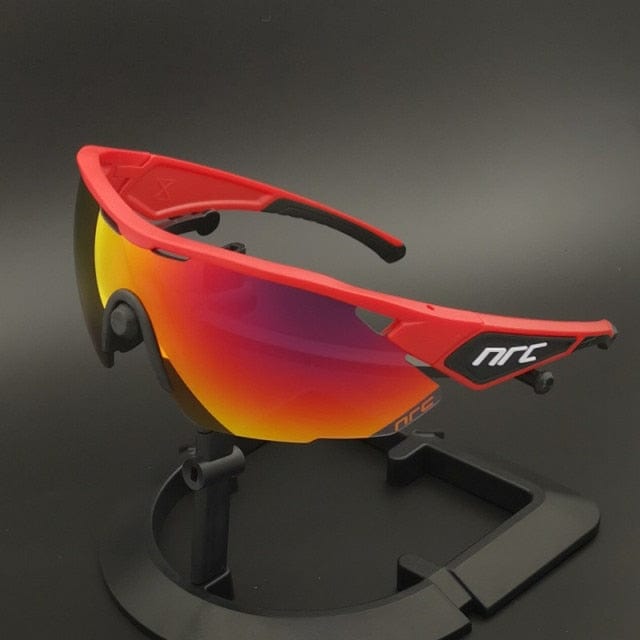 NRC TOP Brand Cycling Glasses Men Bicycle Eyewear UV400 Cycling Sunglasses Gafas Ciclismo TR90 MTB Road Bike Sports Sunglasses - east2cart.uk