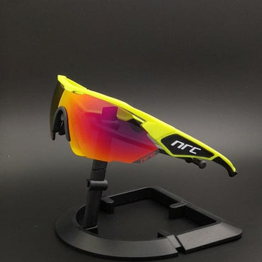 NRC TOP Brand Cycling Glasses Men Bicycle Eyewear UV400 Cycling Sunglasses Gafas Ciclismo TR90 MTB Road Bike Sports Sunglasses - east2cart.uk