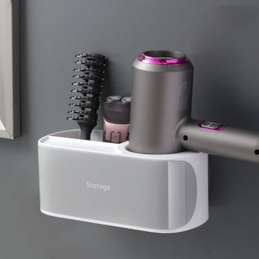 Wall-Mounted Creative Hair Dryer Holder