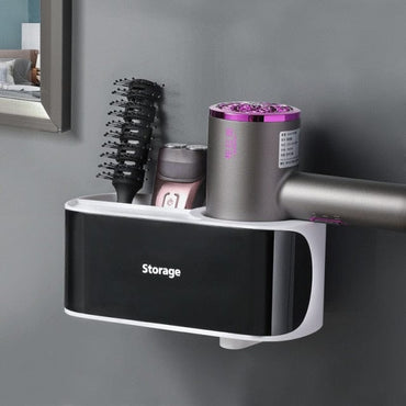 Wall-Mounted Creative Hair Dryer Holder