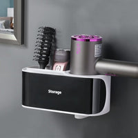 Wall-Mounted Creative Hair Dryer Holder