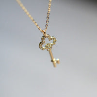 9k Gold Classic Key Pendant - east2cart.uk