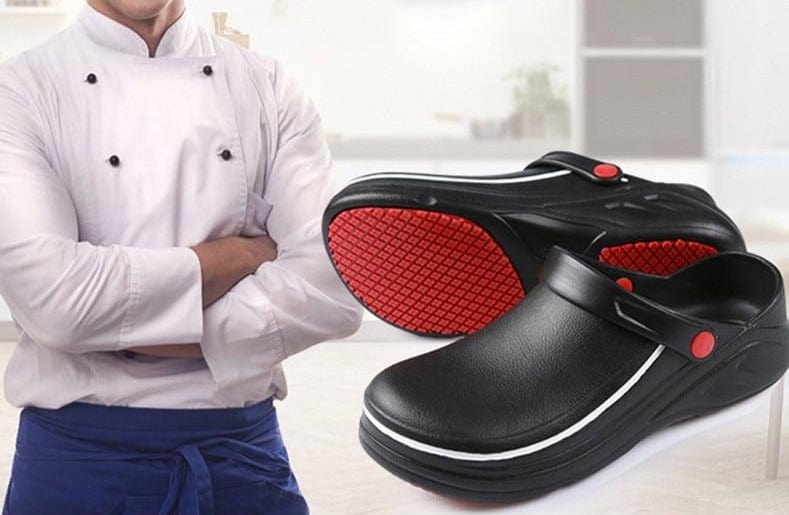 Unisex Non-slip Waterproof Kitchen Slippers