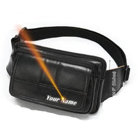 MVA Men's Waist Bag Leather Male Fanny Pack Men's Belt Bag for Man Belt Pouch Phone Hip Bum Bags Belts Travel Waist Packs 8966 - east2cart.uk