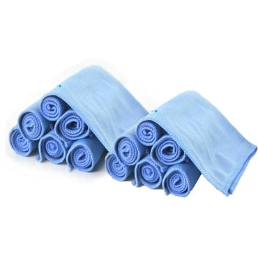 8-Pack Car Microfiber Glass Cleaning Towels