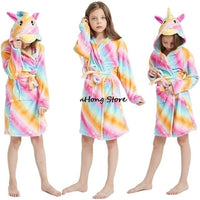 Children's Unicorn Bathrobe