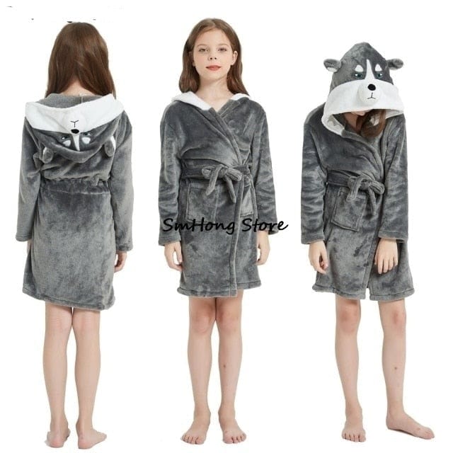 Children's Unicorn Bathrobe